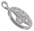 Genuine Sterling Silver Jewelry And Cubic Zirconia Pendant NS55988